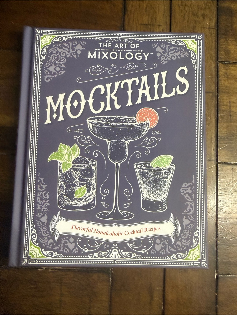 Mocktails: - Purple Hardcover Cocktail Recipe Book